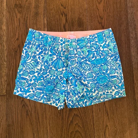 Lilly Pulitzer - Blue sailor’s valentine shorts - size 2 - Picture 1 of 4